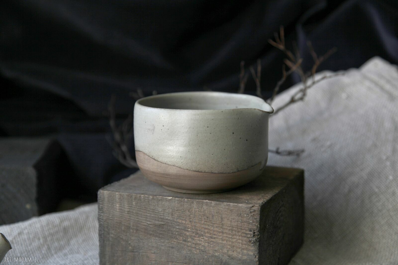 Chawan do matchy - czarka wypalona w piecu na drewno (360 ml)