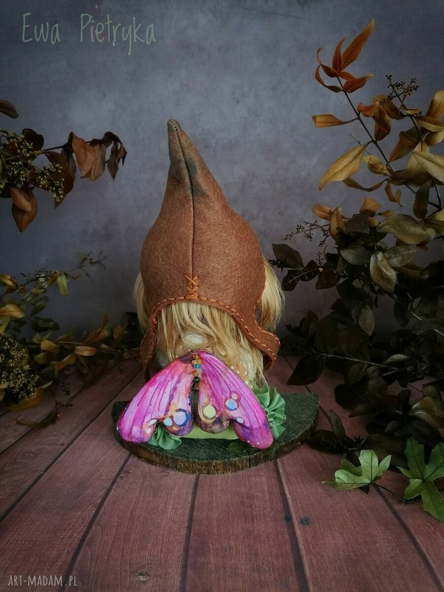 Chochlik Dziewczynka - artystyczna lalka kolekcjonerska 22 cm