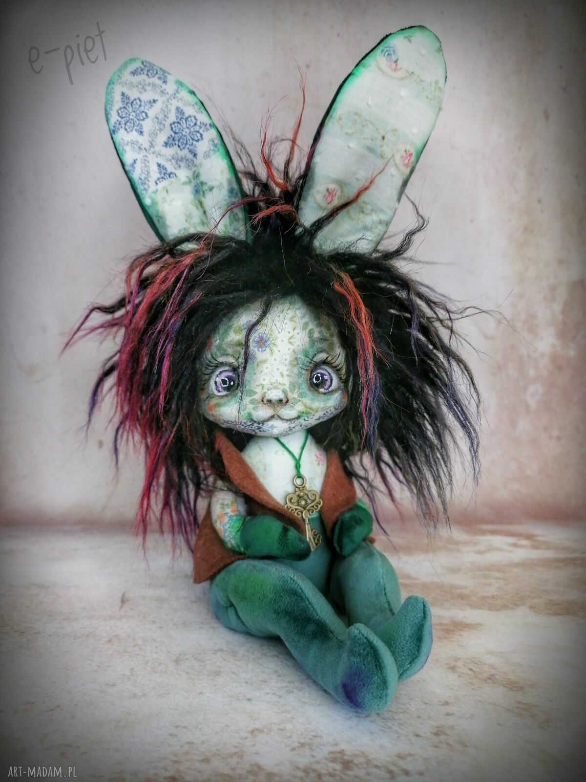 Chochlik Królewski e-piet - artystyczna lalka kolekcjonerska do dekoracji wnętrza (ok. 22 cm)