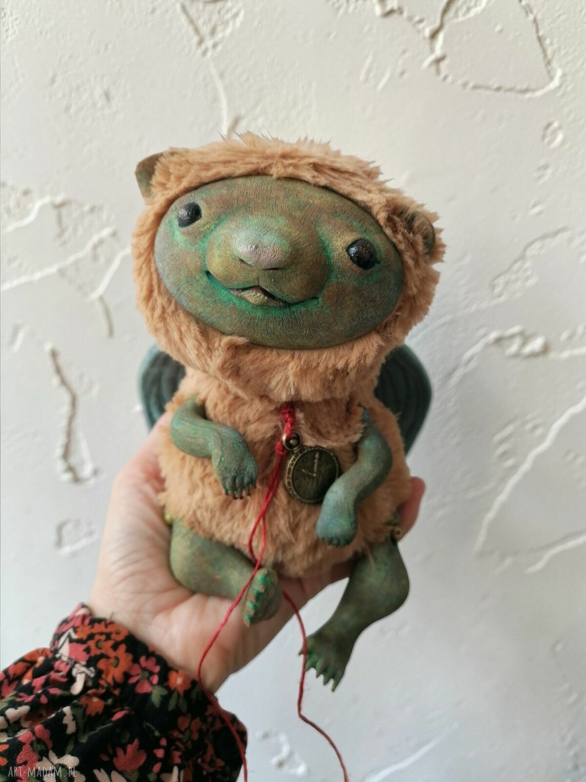 Chochlik Miodojadek e-piet - artystyczna lalka kolekcjonerska