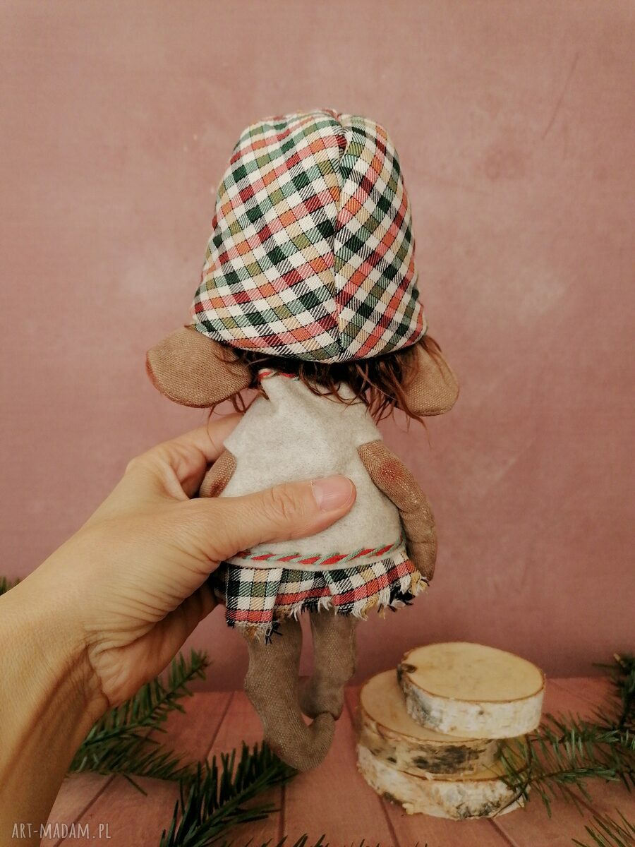 Chochlik Misiowaty e-piet - artystyczna lalka kolekcjonerska 22 cm