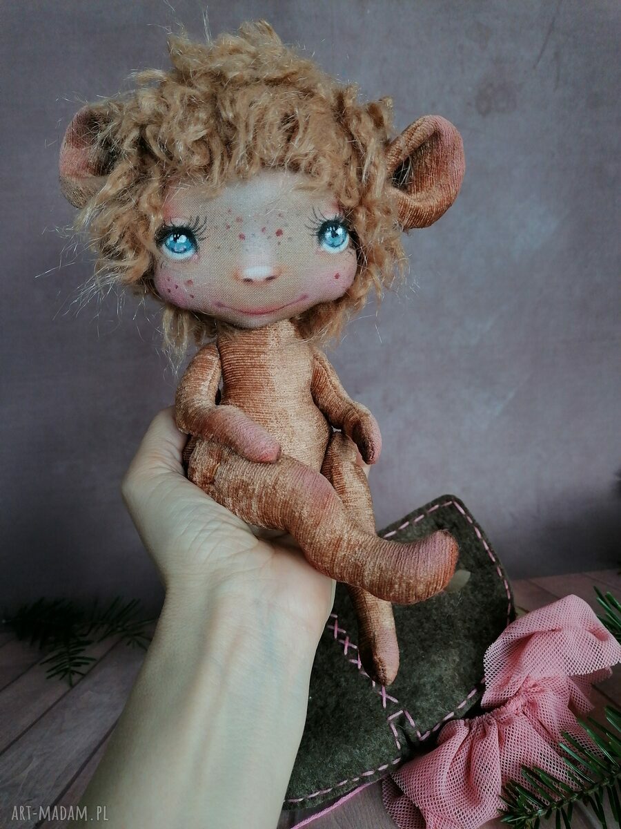 Chochlik Misiowaty - artystyczna lalka kolekcjonerska