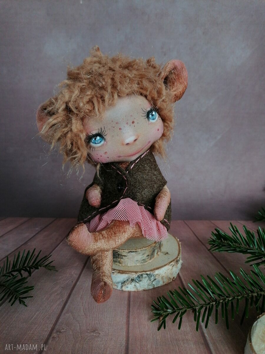 Chochlik Misiowaty - artystyczna lalka kolekcjonerska