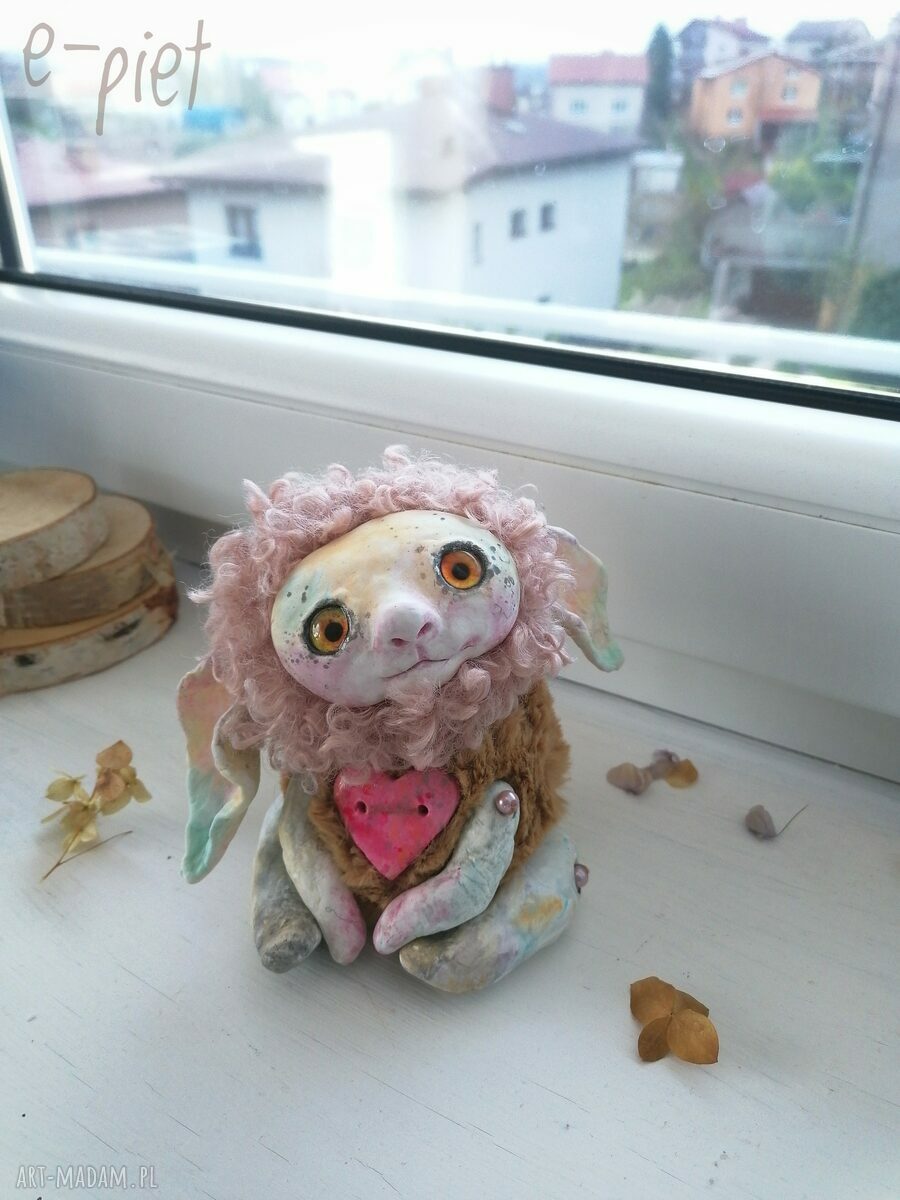 Chochlik Wielkooczny e-piet - artystyczna lalka kolekcjonerska ok. 16 cm
