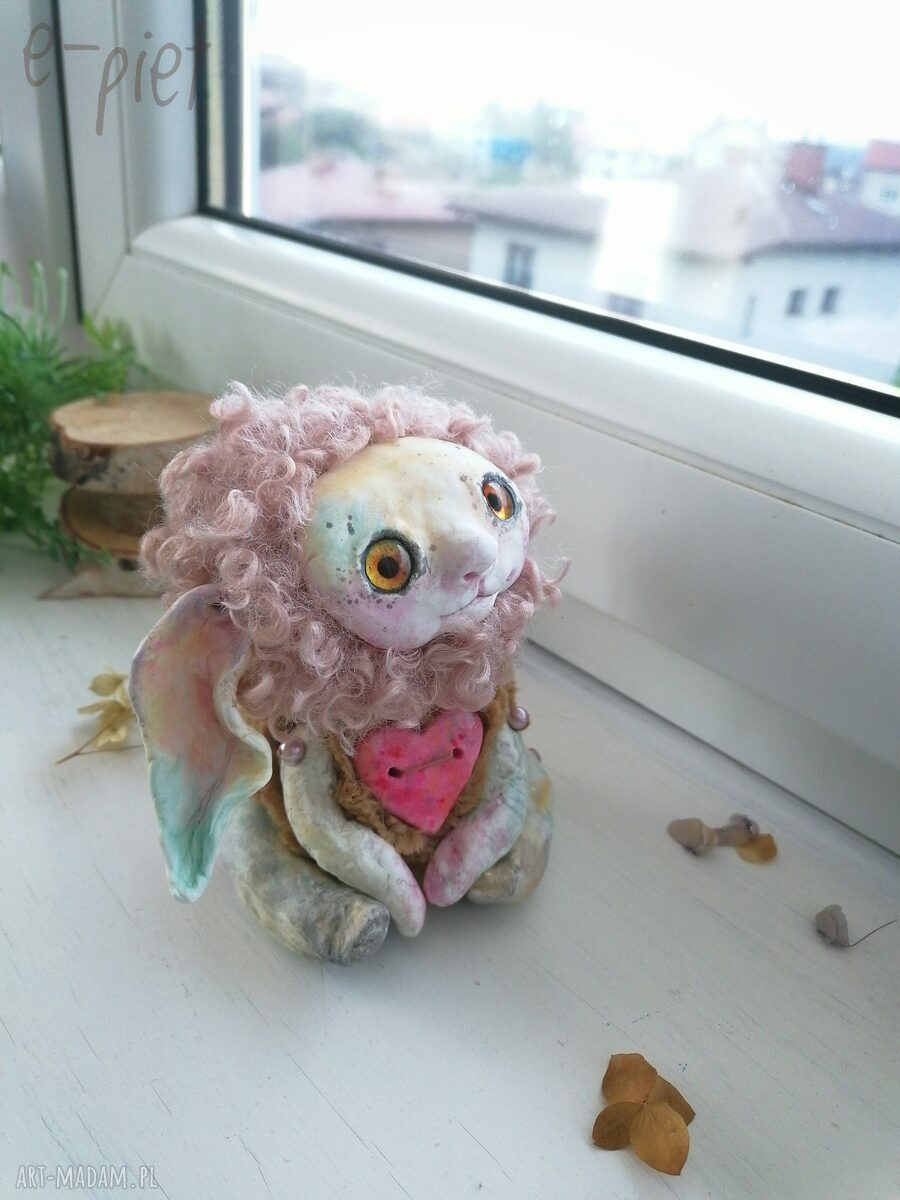 Chochlik Wielkooczny e-piet - artystyczna lalka kolekcjonerska ok. 16 cm