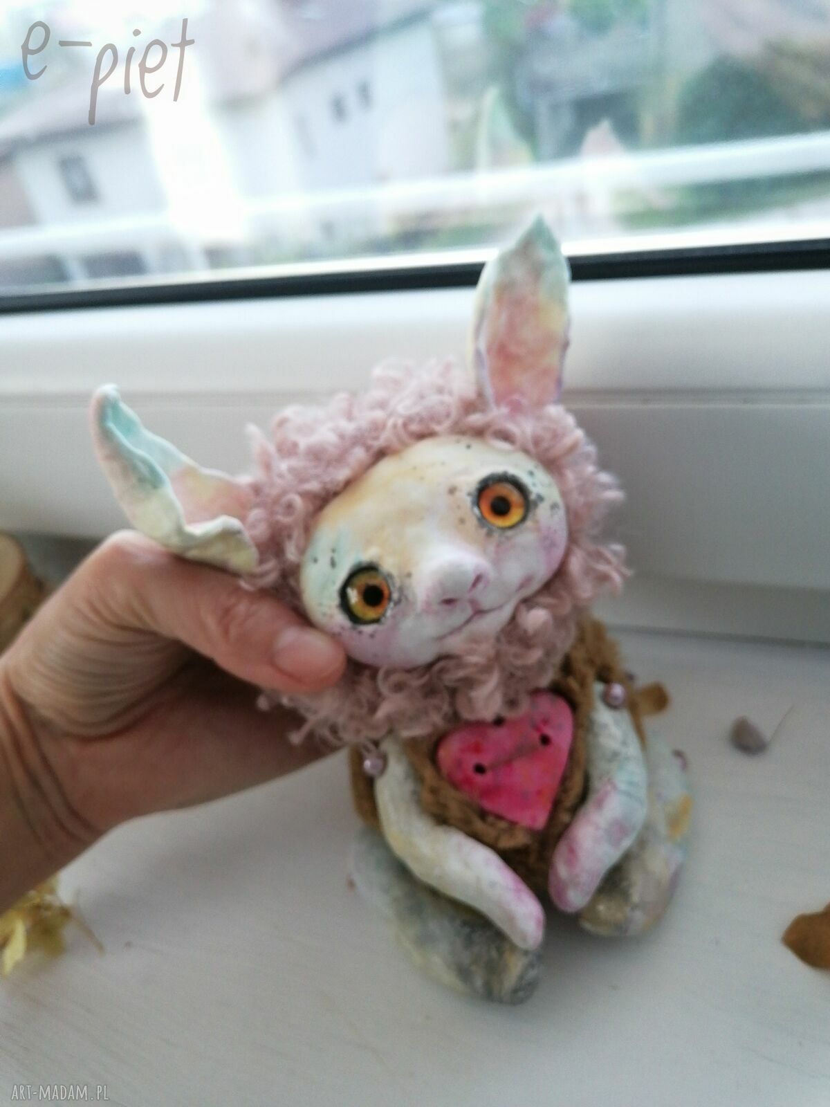 Chochlik Wielkooczny e-piet - artystyczna lalka kolekcjonerska ok. 16 cm