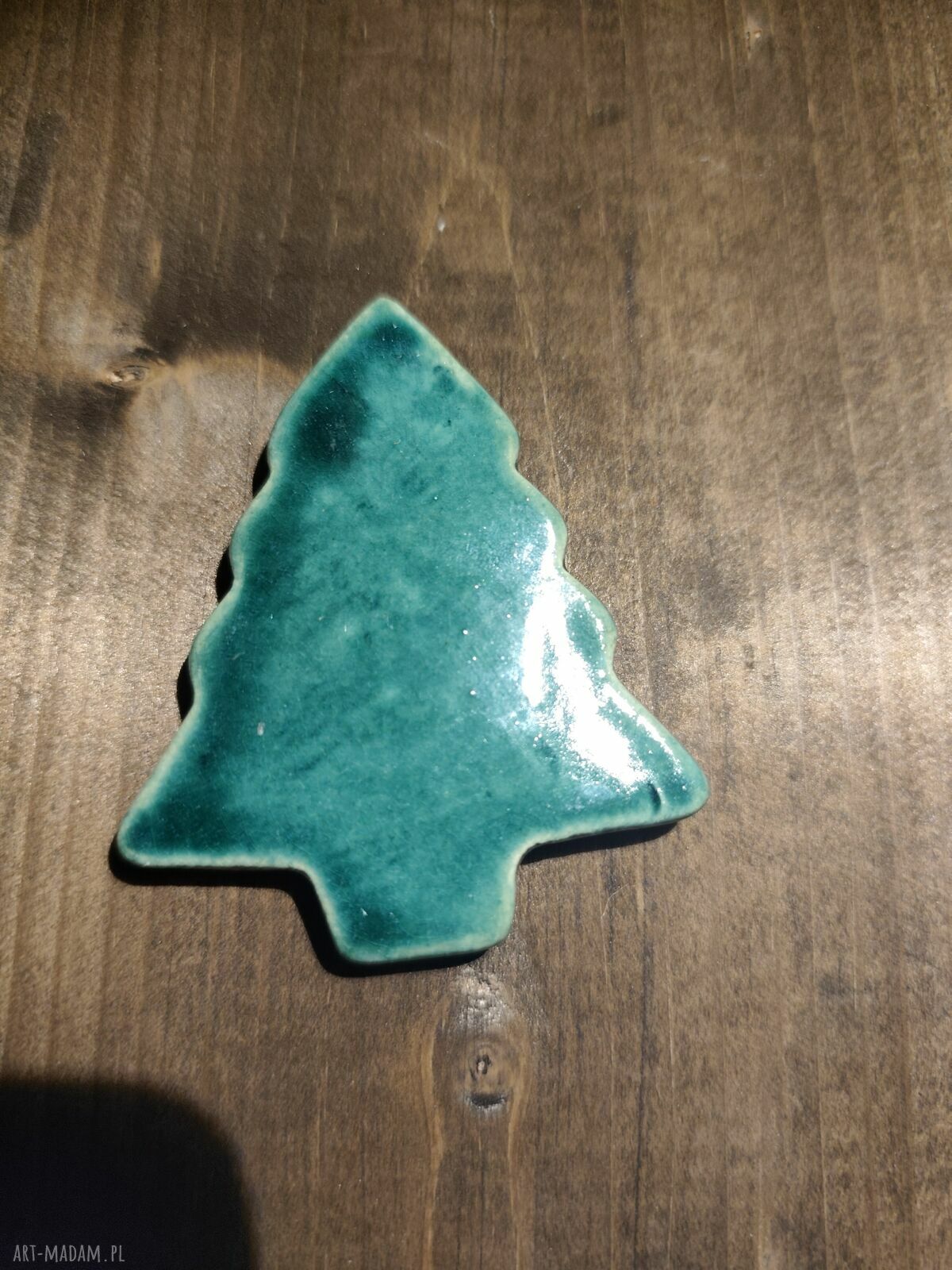 Choinka ceramiczna jako magnes - świąteczny dodatek handmade
