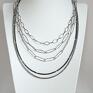 nietuzinkowe naszyjniki stal szlachetna alloys collection chain silver vol