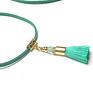 trendy naszyjniki choker - emerald /chwost/