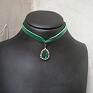 naszyjniki choker - emerald