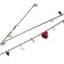 srebrne naszyjniki srebro choker /heart/vol. 2 -