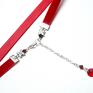 aksamitka naszyjniki choker - red vol. 2