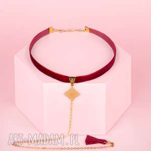 choker - ruby smycz