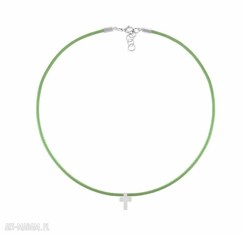 naszyjniki: CHOKER sznurek jarmuż Hand Made