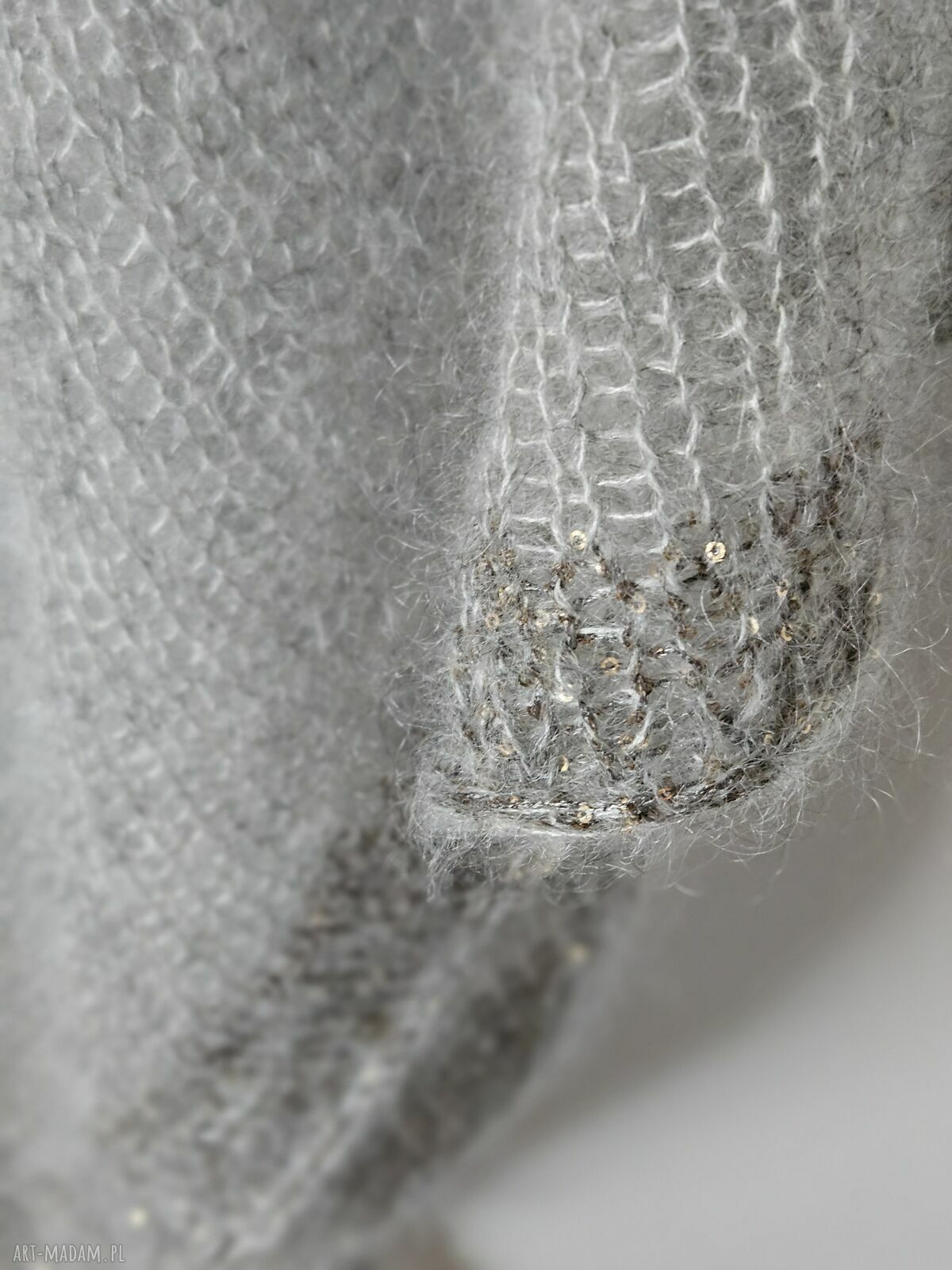 dodatki: Chusta Mgła ręcznie robione