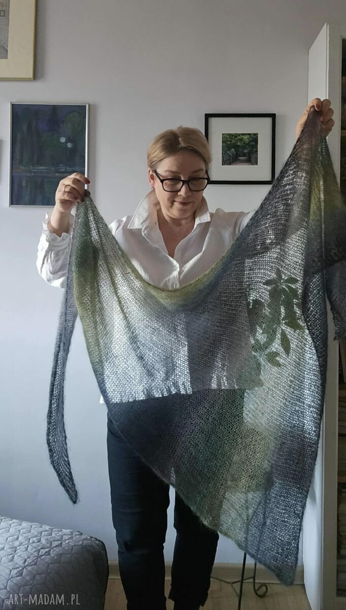 Chusta Mgła na szyję - prezent - The Wool Art