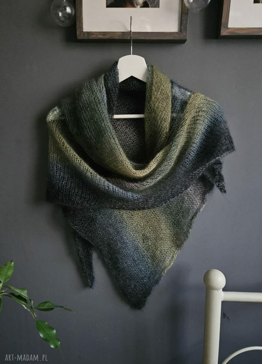 Chusta Mgła na szyję prezent The Wool Art