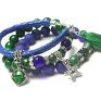 eleganckie bransoletki jadeity emerald and cobalt vol. 2