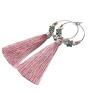 handmade kolczyki alloys collection /boho antique pink/ vol. 2