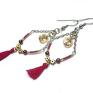 handmade kolczyki alloys collection boho/carmine/