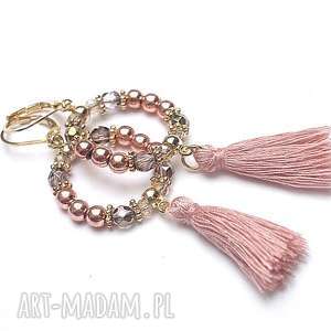 wianki boho rose gold 01-2028 - kolczyki