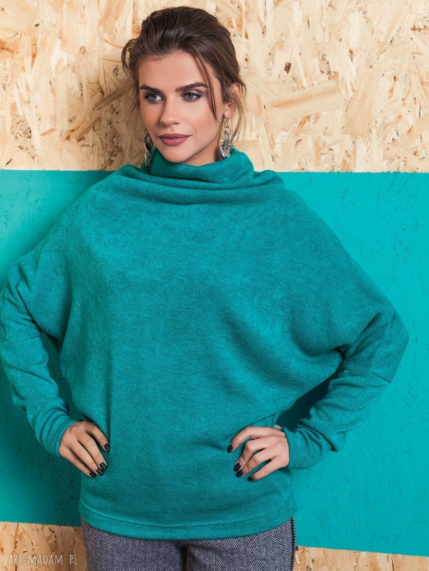 Ciepły golf oversize