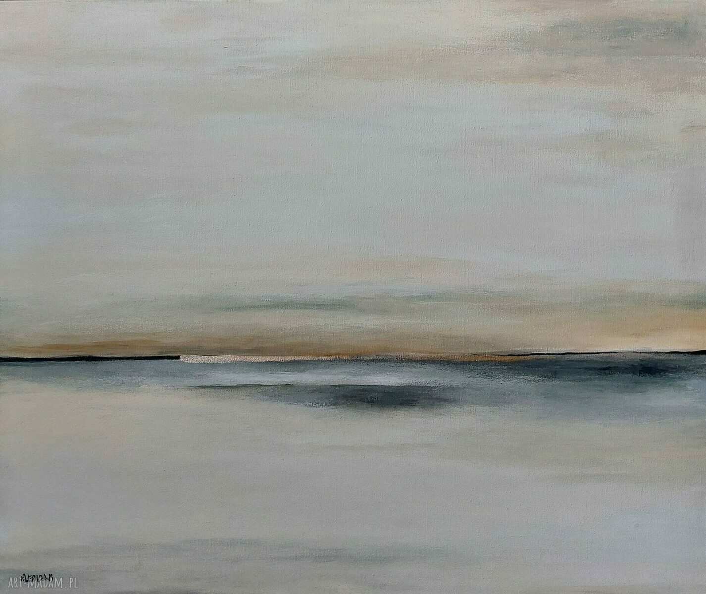 Cisza o poranku - obraz akrylowy 60x50 cm w nowoczesnym stylu