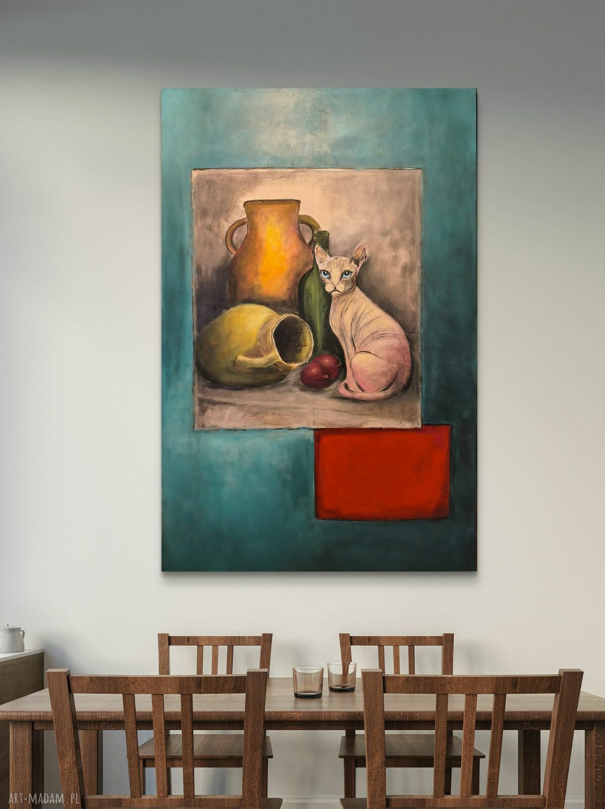 „Cisza” - obraz akrylowy 100x150 do nowoczesnego salonu