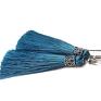 modne kolczyki srebro classic blue /boho/ -