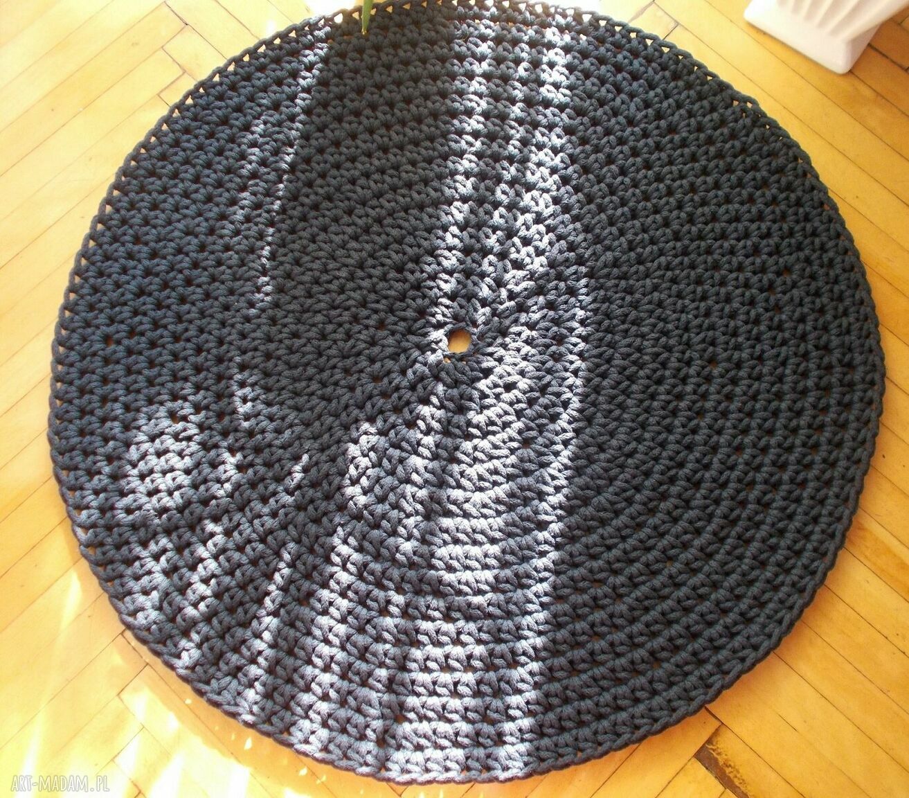 Dywan Classic Navy Blue 100 cm ze sznurka bawełnianego