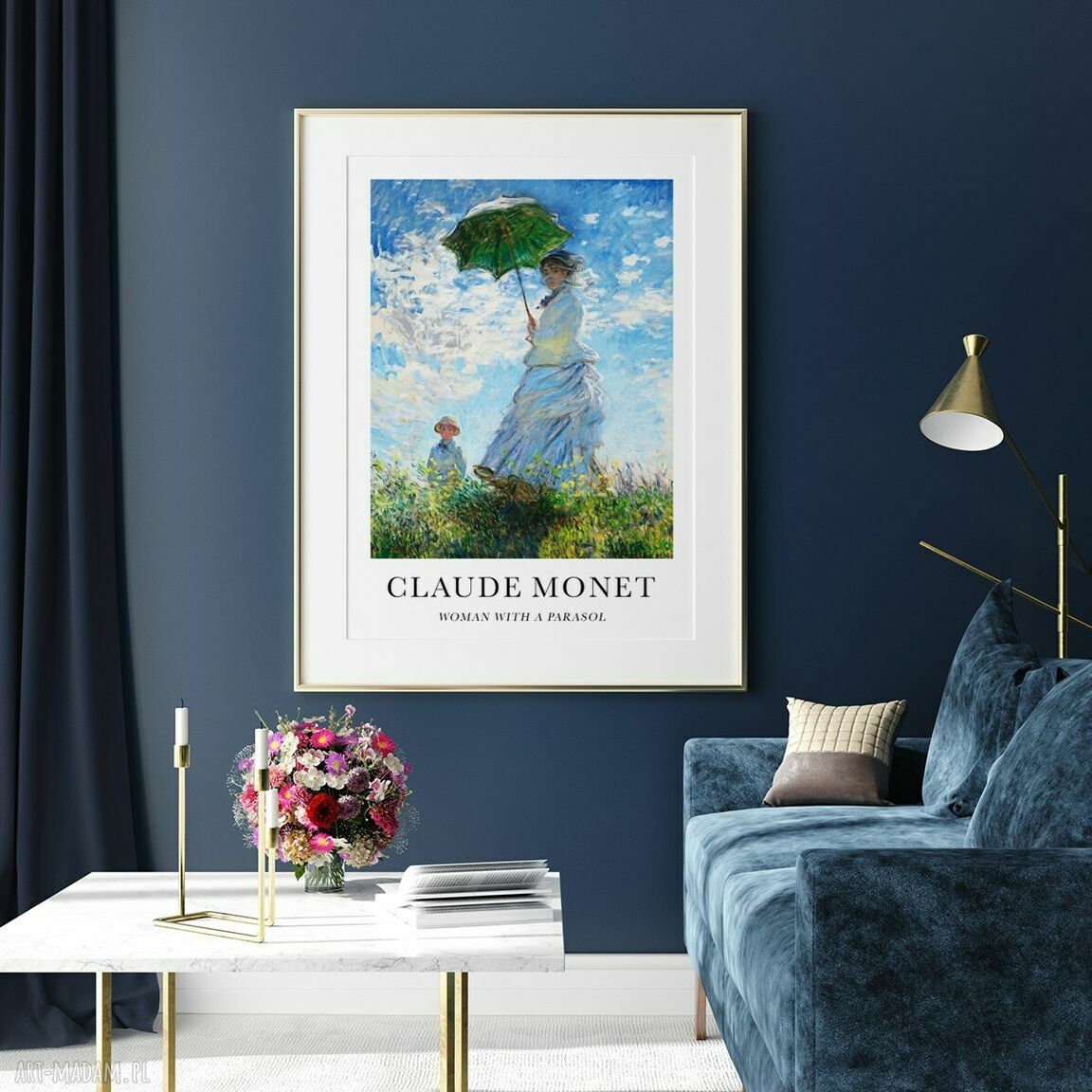 Plakat Claude Monet 40x50 cm Hogstudio