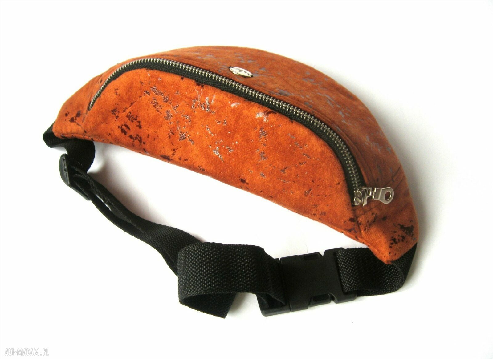 Cork zamszowa nerka/ saszetka
