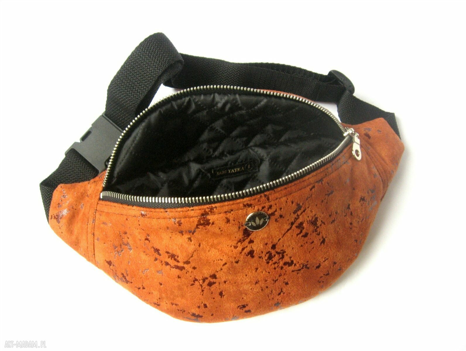 Cork zamszowa nerka/ saszetka