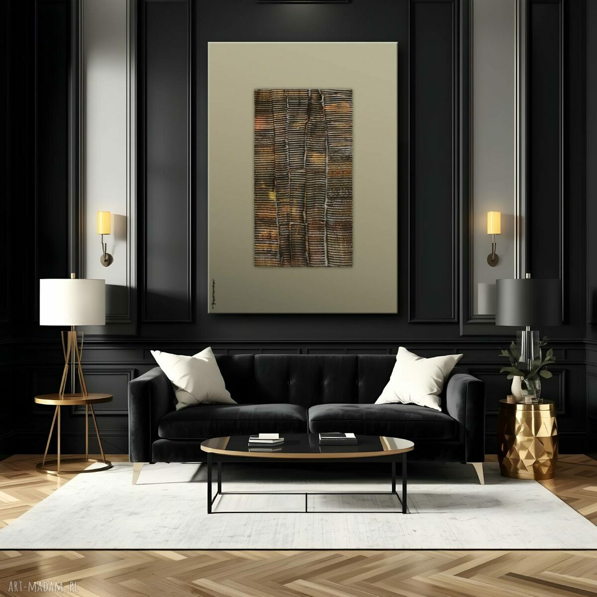 Corrientes - wielkoformatowy obraz autorski na płótnie 100x150 cm
