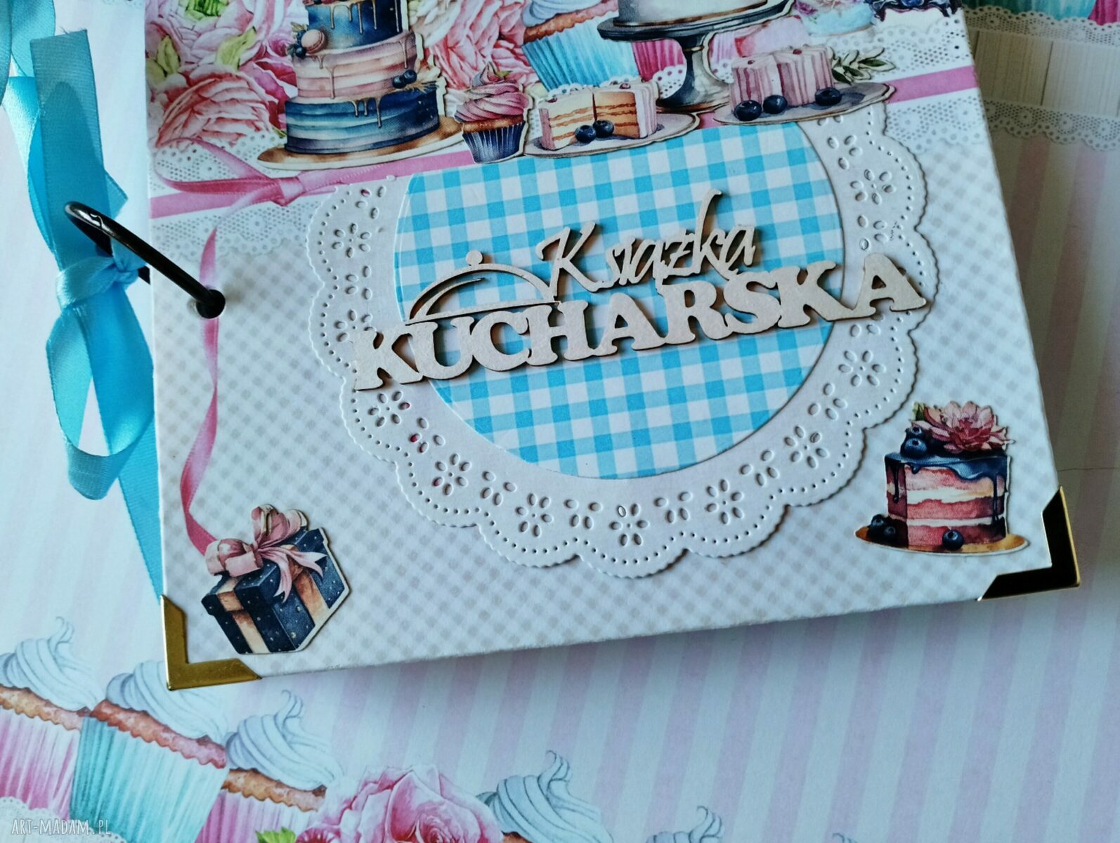 Przepiśnik A5 w stylu vintage - notes kulinarny na przepisy