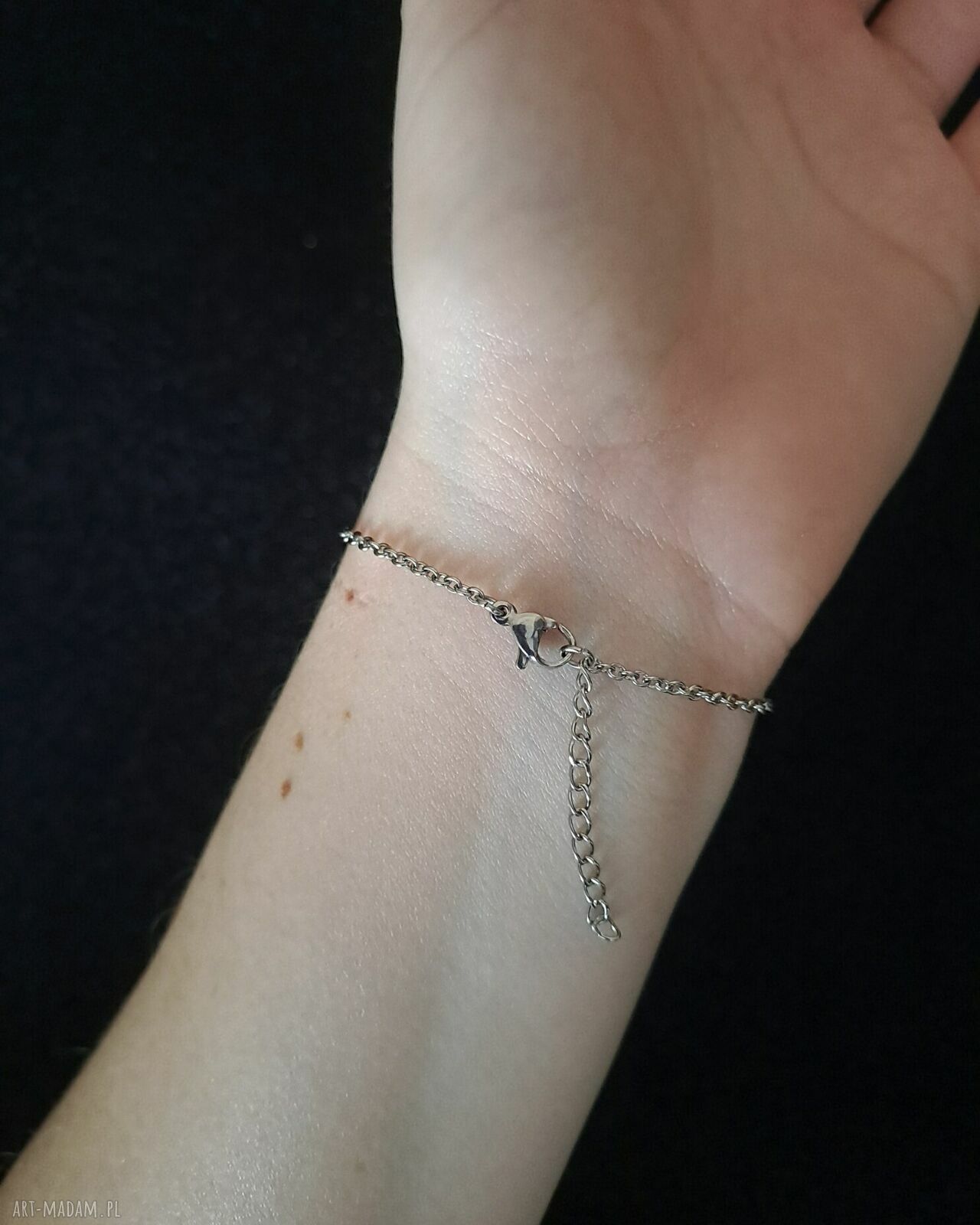 Błękitna, delikatna bransoletka z kryształów Preciosa Sapphire AB2x
