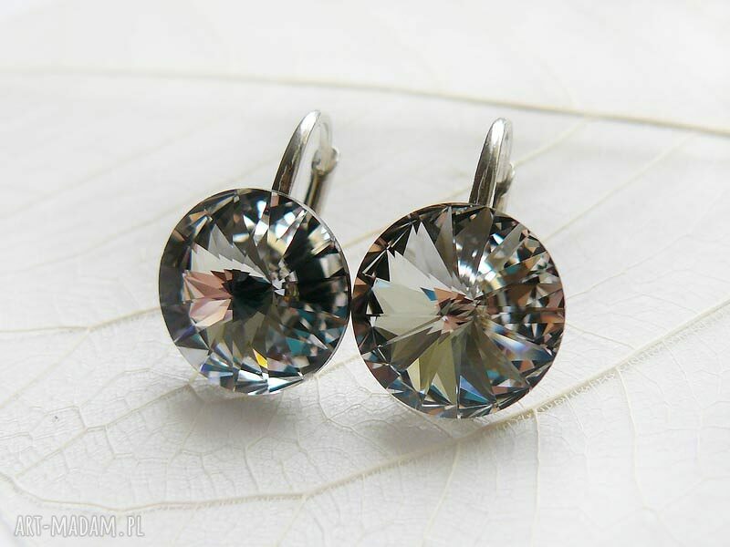 Kolczyki Swarovski Crystals - srebrne kryształy na biglach 925