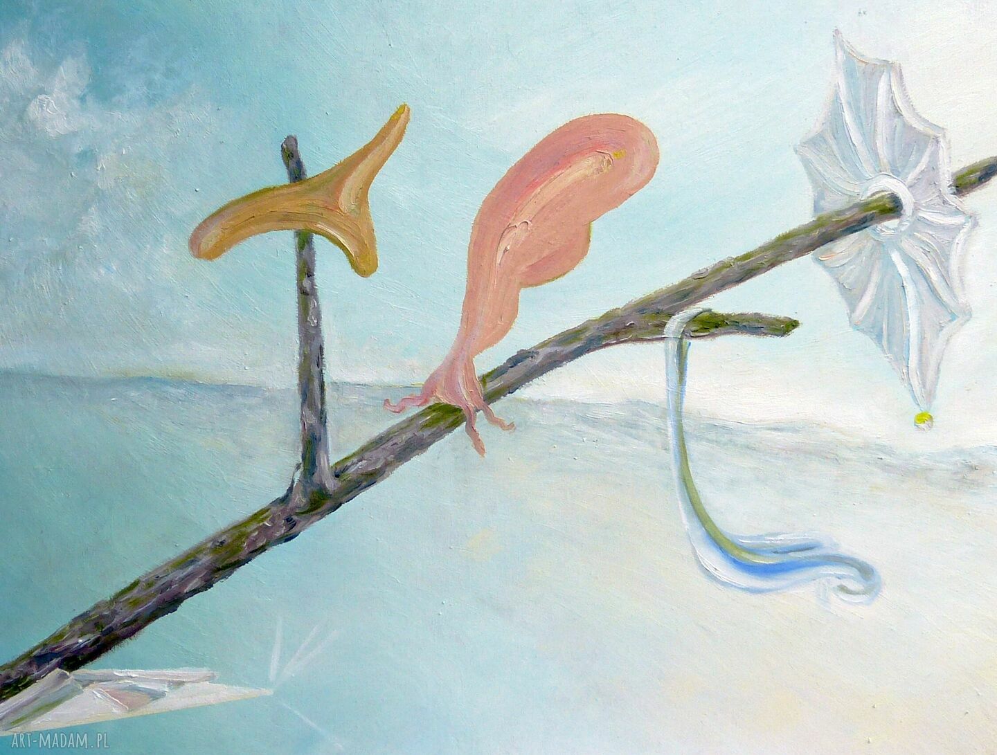 Cuda na kiju - jasny obraz surrealistyczny Elisabeth 50x70 cm