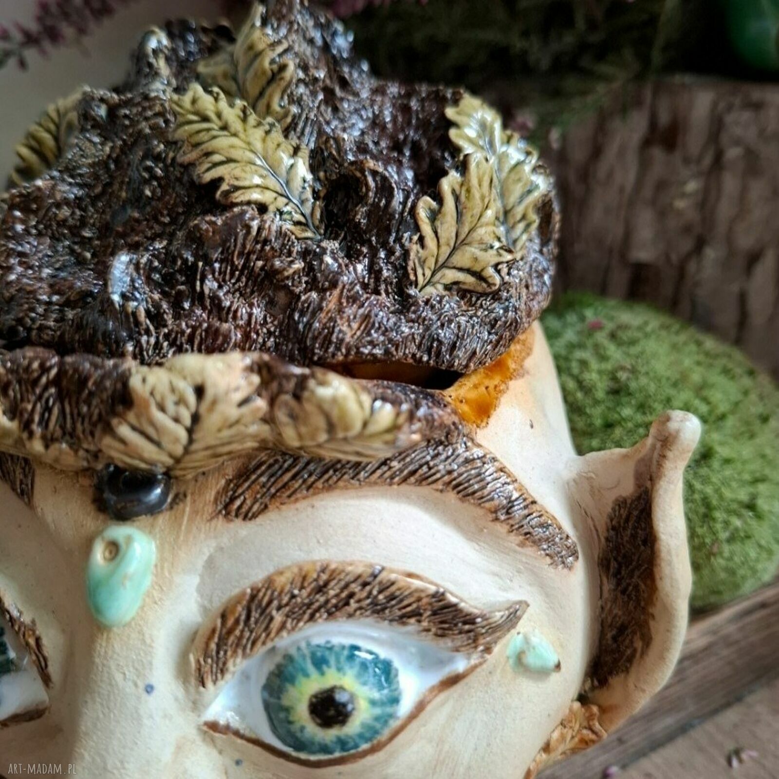 Ceramiczny Troll - czarka, cukiernica i pojemnik 380 ml