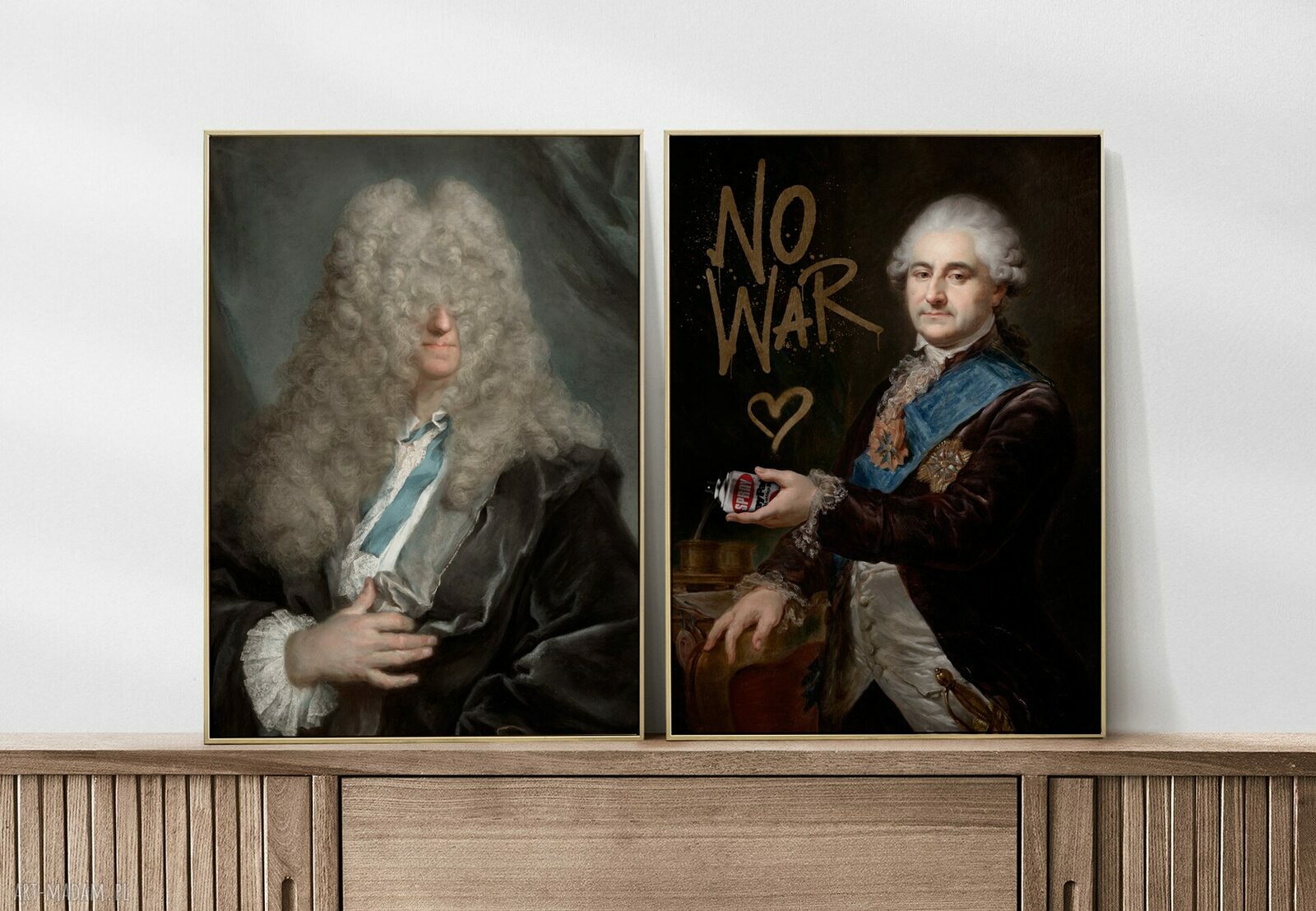 Curl i August - zestaw 2 plakatów 50x70 cm bez ram