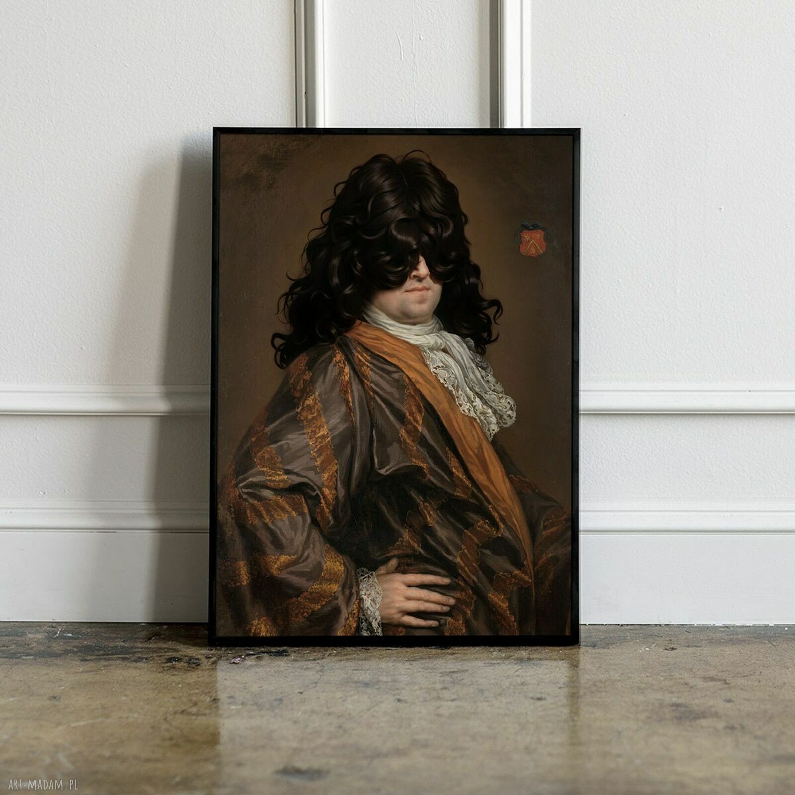 Plakat CURL v2 61x91 cm - sztuka do salonu i sypialni