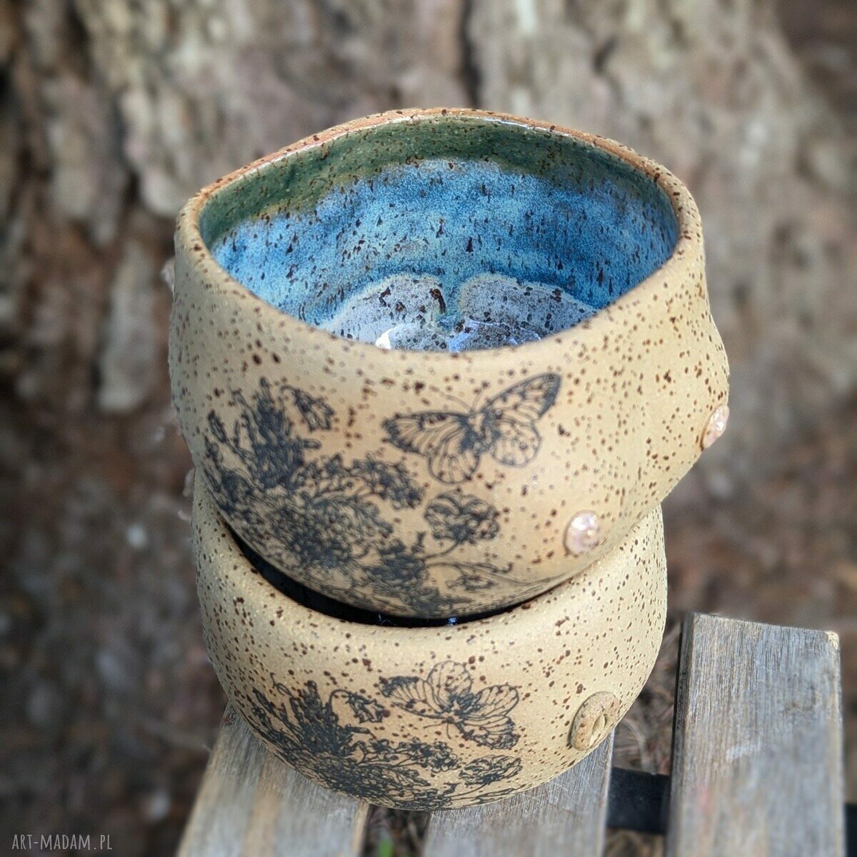 CYCramika, zestaw 2 czarek ceramicznych 2 x 500 ml