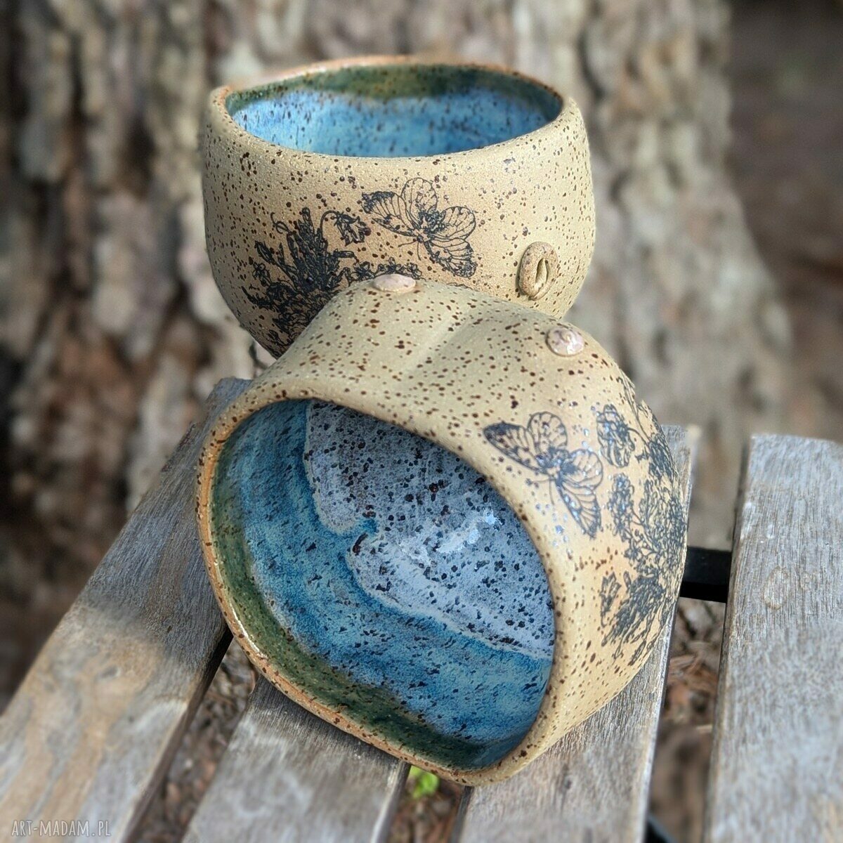 CYCramika, zestaw 2 czarek ceramicznych 2 x 500 ml