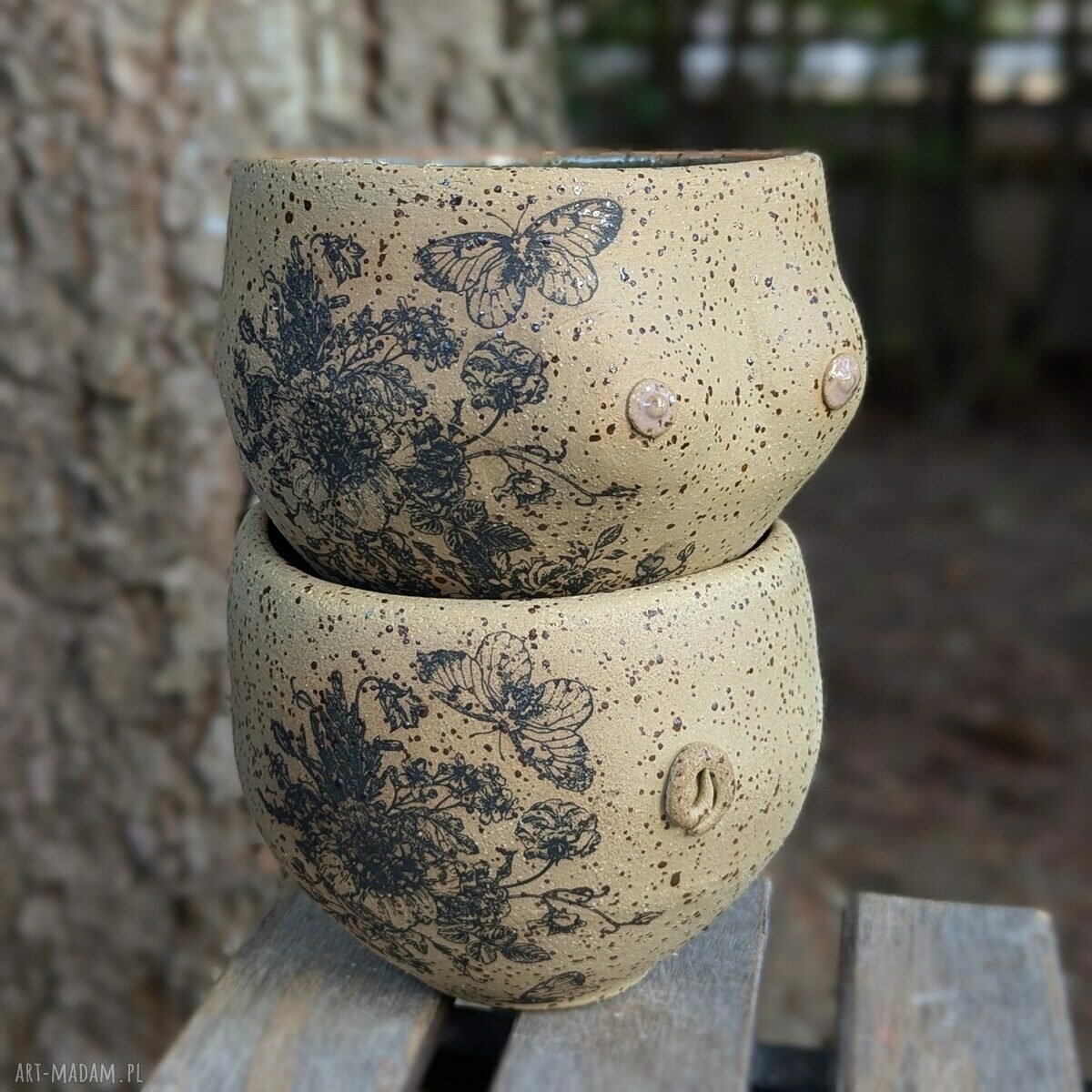 CYCramika, zestaw 2 czarek ceramicznych 2 x 500 ml