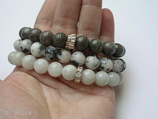 GREY AND WHITE TRIO /08 2014/ SET Handmade