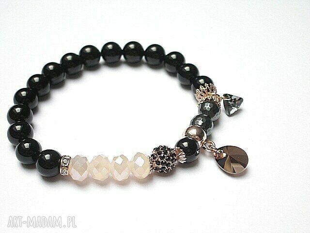 KOLEKCJA RICH BLACK AND ROSE GOLD Ręczne wykonanie