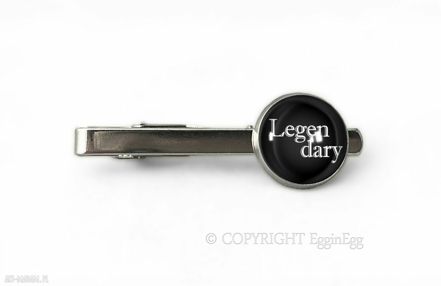 Legendary spinka krawata napisami cytat ręcznie robiona wysokiej