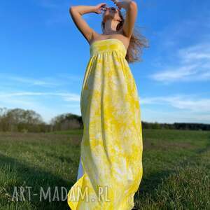 cytrynowa sukienka - żółte sukienki