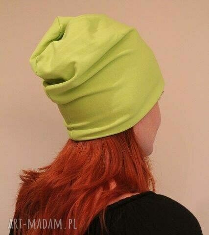 czapka 2 w 1 dresowa dwustronna dwukolorowa beanie