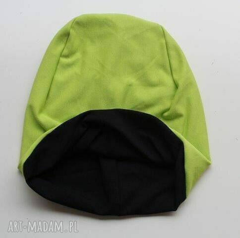 czapka 2 w 1 dresowa dwustronna dwukolorowa beanie